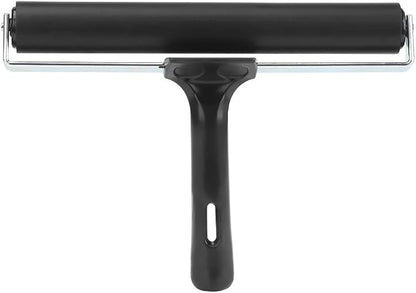 7.8 Inch Soft Rubber Brayer, Rubber Brayer Roller Paint Brush Ink Applicator by Walfront