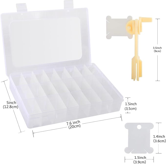 Embroidery Floss Organizer, Cross Stitch Thread Storage Box Tools - Image 2