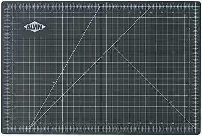 ALVIN GBM Self-Healing Cutting Mat 48 x 96 inch | Double-Sided Green/Black | by Alvin