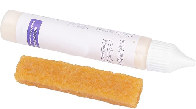Masking Fluid for Watercolor Painting, 30ml White Masking Fluid Pen, Masking - Image 4