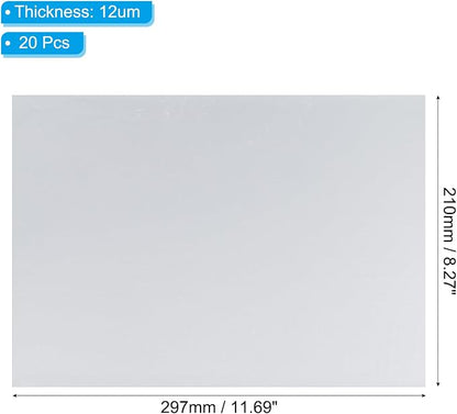 PATIKIL 11.7x8.3" Hot Stamping Foil Paper Sheet, 20 Sheets A4 Heat Transfer Hot - Image 2