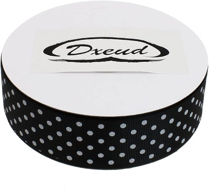 Polka Dot Grosgrain Ribbon 25 Yard Each Roll 100% Polyester - Image 3