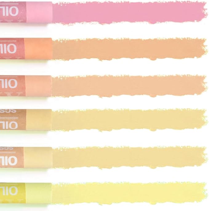 Mifuner Soft Oil Pastels Set, Colors Heavy Oil Pastels Vibrant and Creamy - Image 2