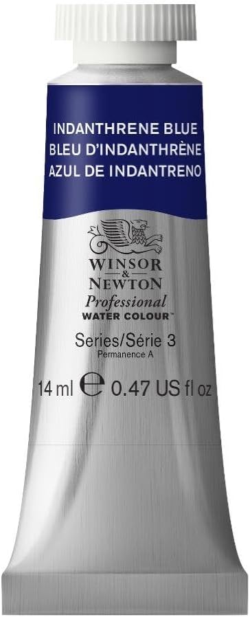 Winsor & Newton Professional Water Colour Paint, 0.47-oz Tube, Indanthrene Blue by WinsorNewton
