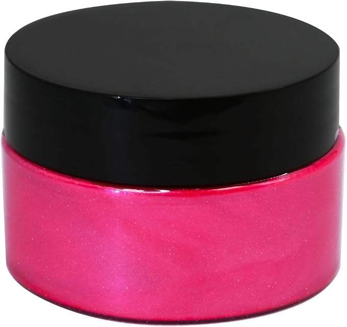 Shimmer Metallic Acrylic Paint Rose Red Metallic Chalk Paste 1.7oz/50ml - Image 2