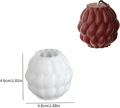 3 Pack Spiral Ball Cylinder Soap & Candle Mold - Image 6
