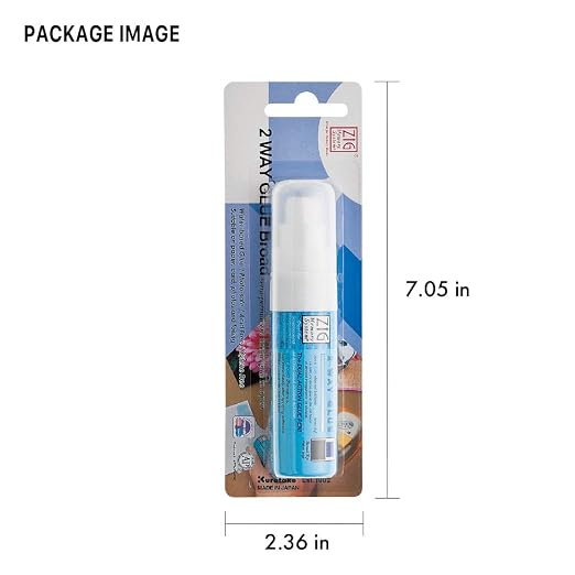 Zig Kuretake 2 Way Glue Stick Pen, Board Tip, 15mm Tip, AP-Certified, Made in - Image 7
