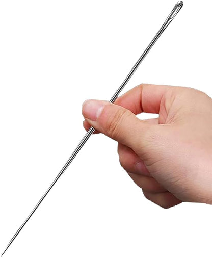 6" Professional Upholstery Needle 15cm length 3mm thickness, Big Eye Hand by Marcobrothers