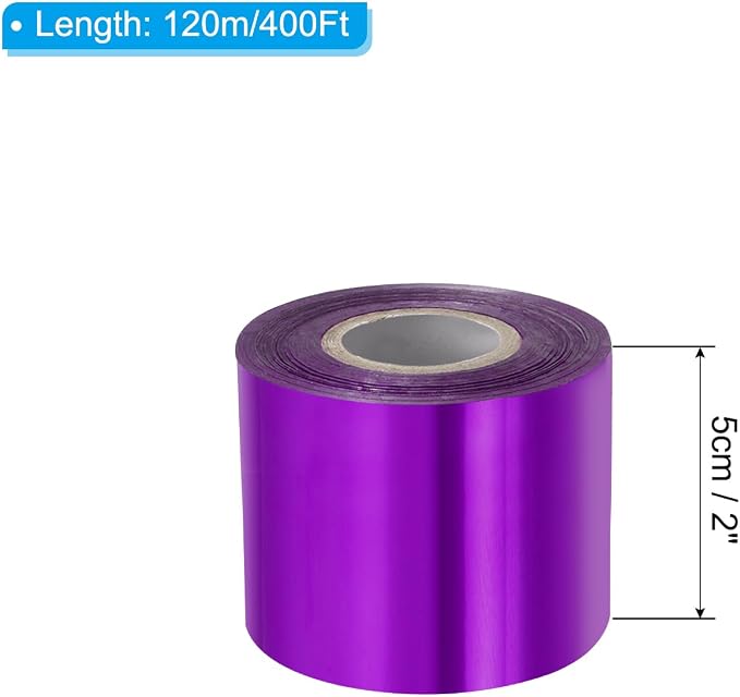 PATIKIL 2"x400Ft Hot Stamping Foil Paper, Heat Transfer Hot Stamping Paper Foil - Image 2