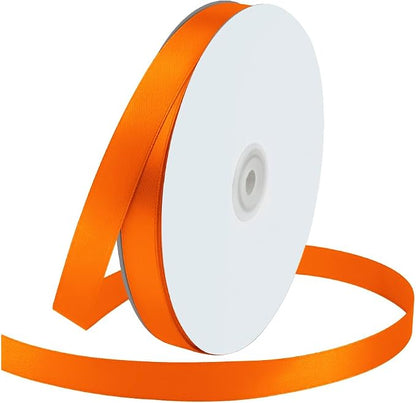 Orange Ribbon 5/8" Wide x 100 Yards, Thanksgiving by KMERLIFE