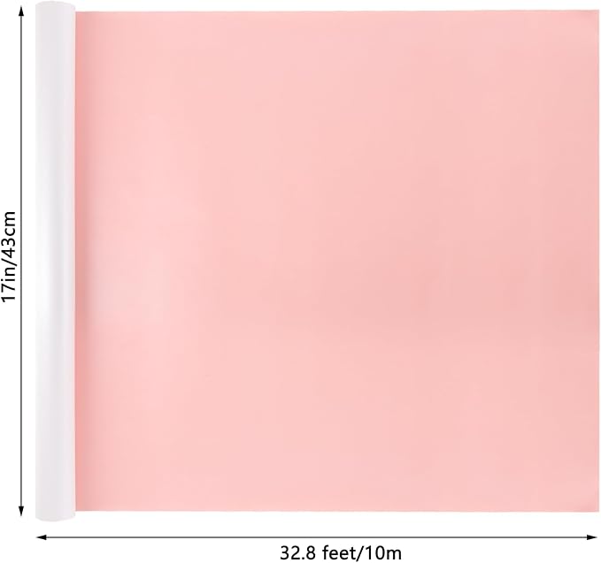 NESCCI Off White & Pink Matte Wrapping Paper, Double Sided Solid Color - Image 2