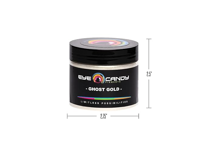 Mica Powder Pigment “Ghost Gold White” Multipurpose DIY Arts and Crafts - Image 9