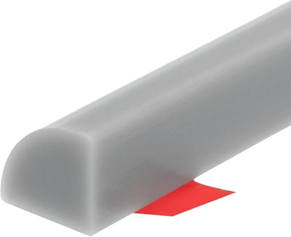 uxcell 236 Inch Flexible Quarter Round Molding Silicone Peel and Stick Trim by uxcell