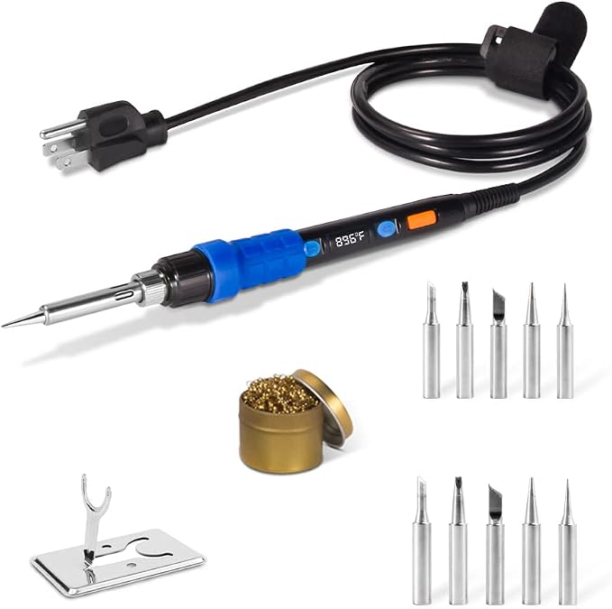 Soldering Iron Kit Solder Gun - 110V 65W Portable Temp Adjustable Pen Type by MaxwelManufacturing