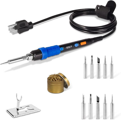 Soldering Iron Kit Solder Gun - 110V 65W Portable Temp Adjustable Pen Type by MaxwelManufacturing