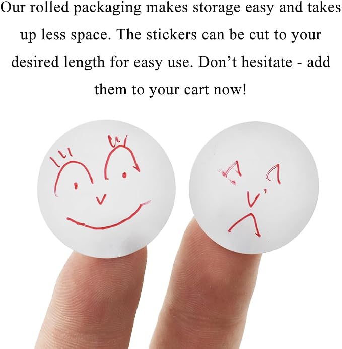 HAHIYO 1Inch 500Pcs White Kraft Label Sticker Roll - Image 6