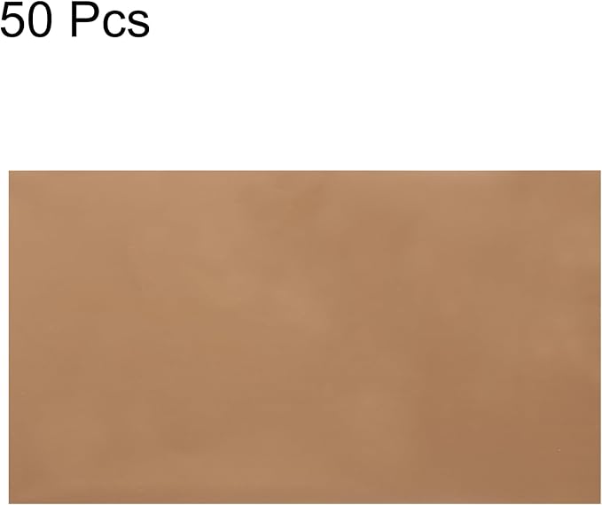 MECCANIXITY 50 Sheets Heat Reactive Foil, 20x29cm Coffee Foil Transfer Sheets - Image 3