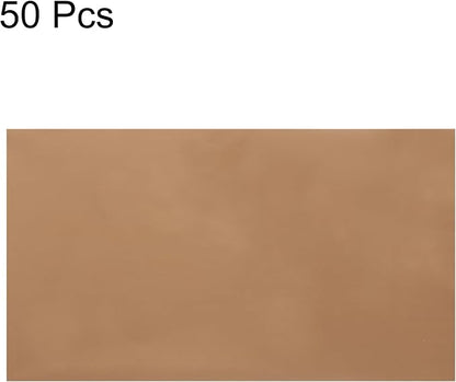 MECCANIXITY 50 Sheets Heat Reactive Foil, 20x29cm Coffee Foil Transfer Sheets - Image 3