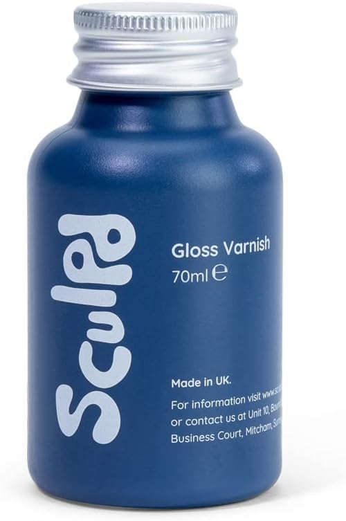 Sculpd Clear Glaze for Air Dry Clay and Acrylic Paint, Create Waterproof - Image 7