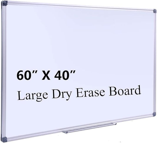 60" x 40" Magnetic Dry Erase Whiteboard by DexBoard
