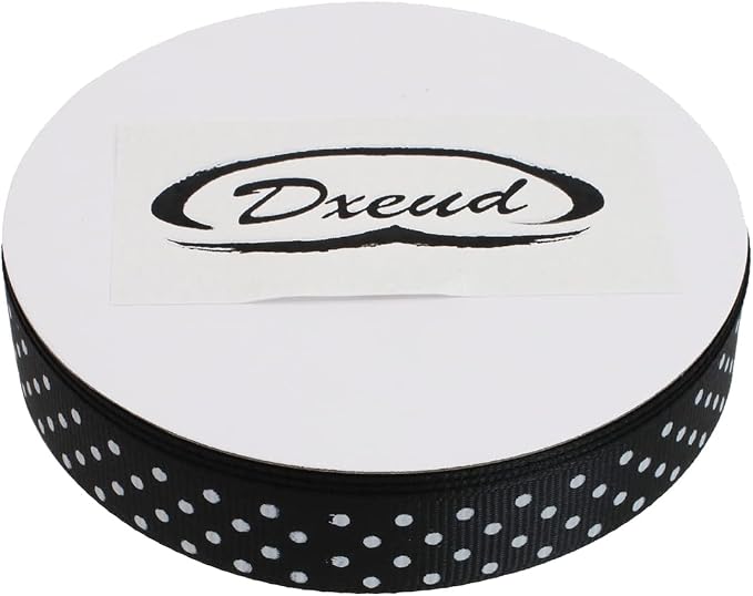 Polka Dot Grosgrain Ribbon 25 Yard Each Roll 100% Polyester - Image 3
