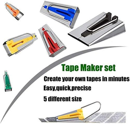 LNKA Fabric Bias Tape Maker Set of 19pcs Tools - Image 4