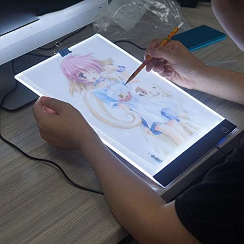 Ultra-Thin Portable A4 LED Light Box Tracer w/USB Cable Dimmable Brightness LED - Image 9