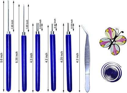 XIWUMOER 8PCS, Quilling Needles, Quilling Knitting Board, Quilling Kits - Image 2