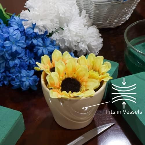 FLOFARE Floral Foam Base 15.7"L x 11.8"W x 3.1"H, Large Floral Foam Block - Image 4