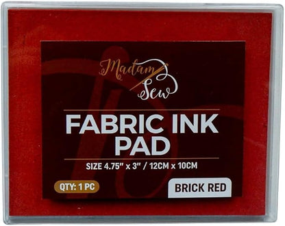 Madam Sew Permanent Fabric Ink Stamp Pad | Crisp, Washable Impressions on by MadamSew