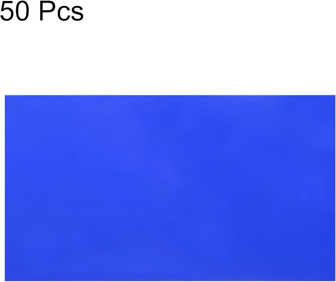 MECCANIXITY 50 Sheets Heat Reactive Foil, 20x29cm Blue Foil Transfer Sheets - Image 3