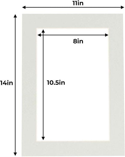 11x14 Mat for 8.5x11 Photo - Image 3