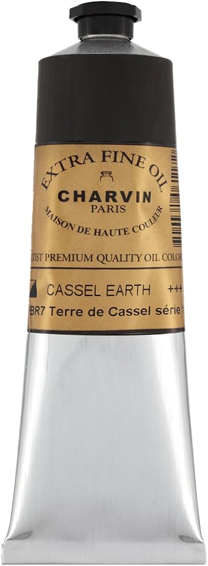 Charvin Extra Fine Oil Paint, Cassel Earth 150 ml - Image 2