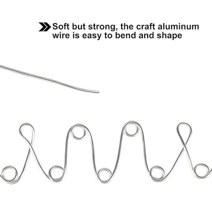 Tenn Well 9 Gauge Aluminum Craft Wire, 50 Feet 3mm Bendable Armature Wire - Image 2