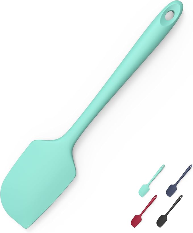 600°F Heat Resistant Silicone Spatula, Doosu High Temp Flexible Kitchen Rubber by Doosu