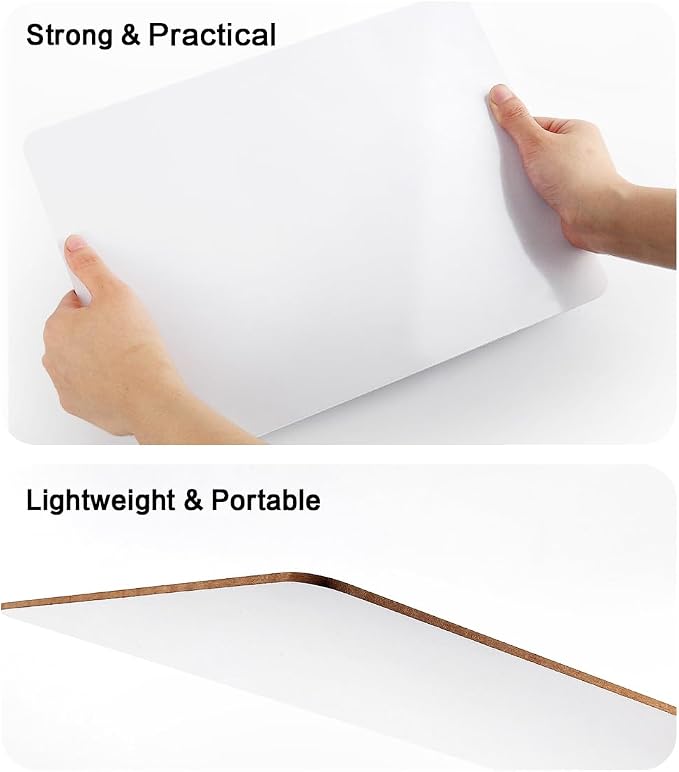 Dry Erase Lapboards, HERKKA 12 Pack Double Sided Dry Erase Lap Boards 9 x 12.5 - Image 5
