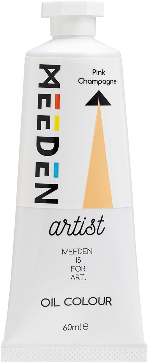 MEEDEN Artist Grade Oil Paint: Pink Champagne - 60ml/2oz Tube - Professional by MEEDEN