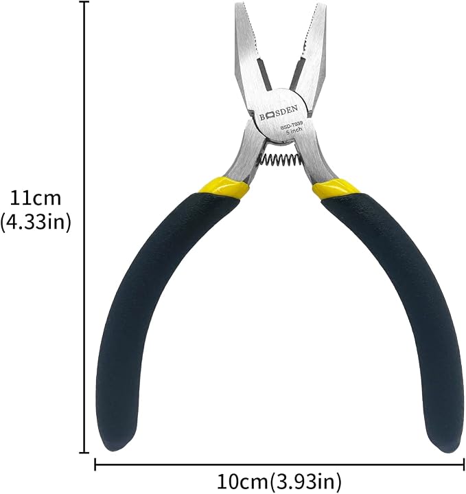 BOOSDEN Mini Lineman's Pliers, 5 Pack, 5 Inch High Leverage Cutting Pliers - Image 2