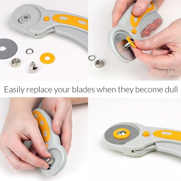 WA Portman Self Healing Cutting Mat & Rotary Cutter Set – 45mm Rotary Cutter - Image 3