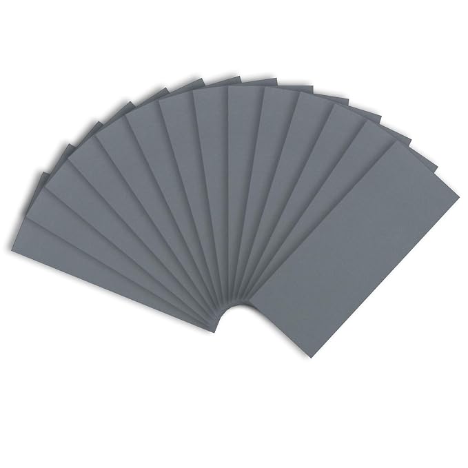 Sandpaper 8000 Grit, Wet Dry Sanding Sheets 9 x 3.6 Inch by Shineboc