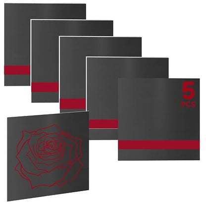 5PCS Laser Engraving Double Color ABS Plastic Sheet, Two-Tone Laserable by Bocolon