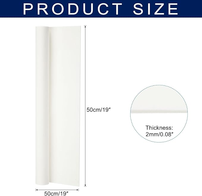 MECCANIXITY Foam Sheets Crafts 19x19 Inch 2mm EVA Craft Foam Paper Foam Sheets - Image 2