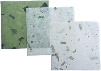 50 Sheets 6 x 6 Inches Natural Fiber Mulberry paper Sheets Square Origami Paper - Image 4
