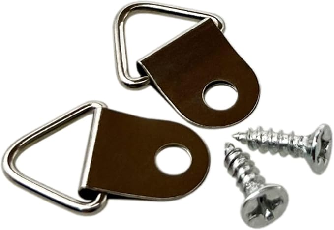 Silver Triangle Ring Picture Hangers by EesTeck