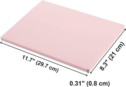 Tosnail 2 Pack Large Rubber Stamp Carving Blocks, 11.7 x 8.3 Inches Soft Rubber - Image 2
