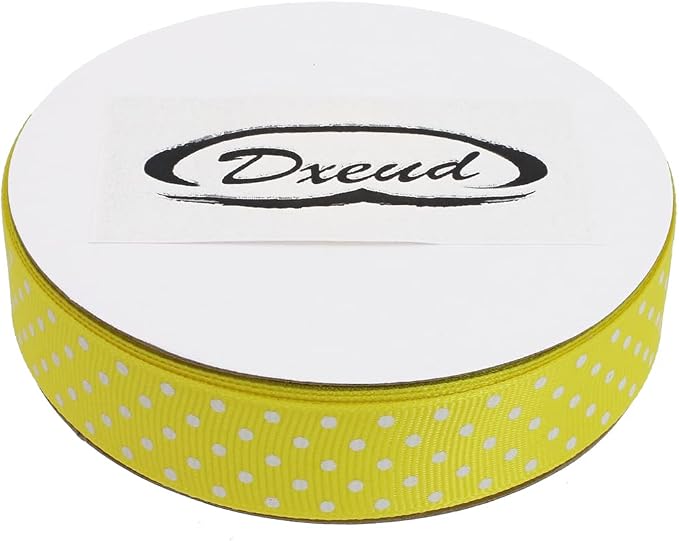 Polka Dot Grosgrain Ribbon 25 Yard Each Roll 100% Polyester - Image 3