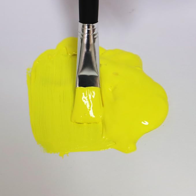 Mont Marte Discovery School Acrylic, 2 PACK, Lemon Yellow, 1/2 Gallon. Ideal - Image 3