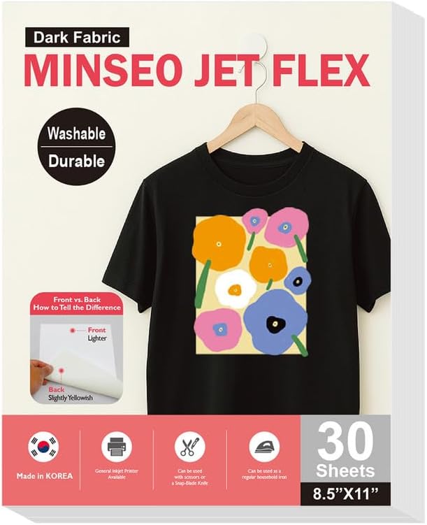 MINSEO Jet Flex Premium Opaque Heat Transfer Paper by MINSEOCOATINGFLEX