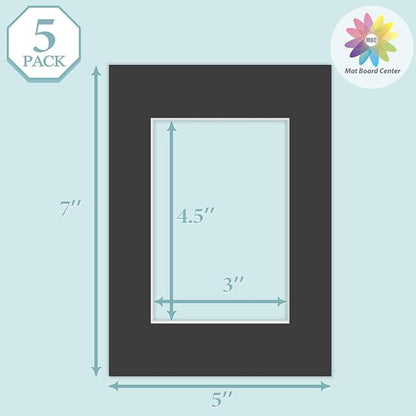 MBC MAT BOARD CENTER, 5 Pack 5x7 - Image 3