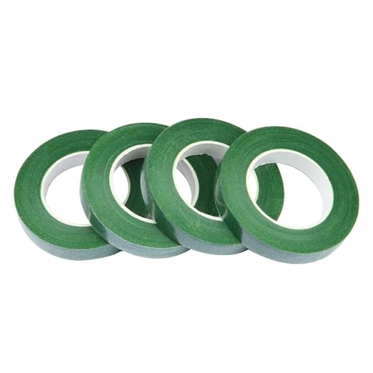 4 Rolls Floral Tape 1/2" Wide 30 Yards/Roll Floral Tapes by JFFX